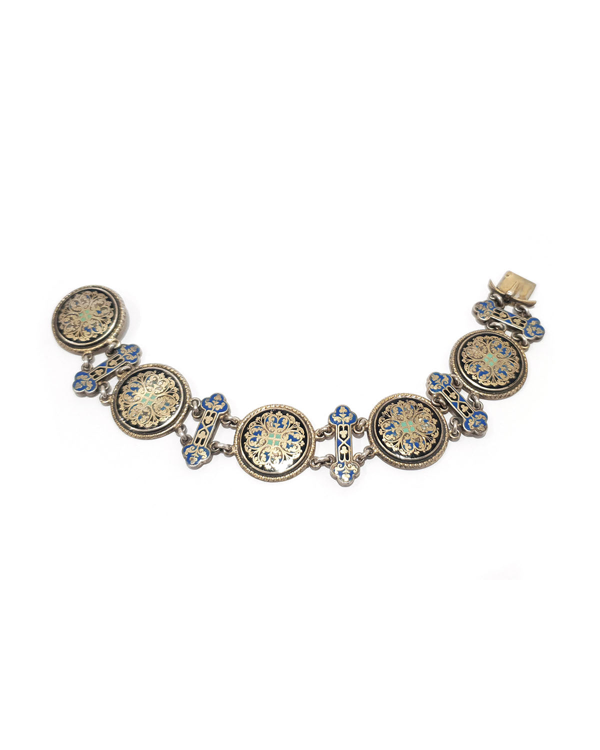 bracelet neo gothique en argent