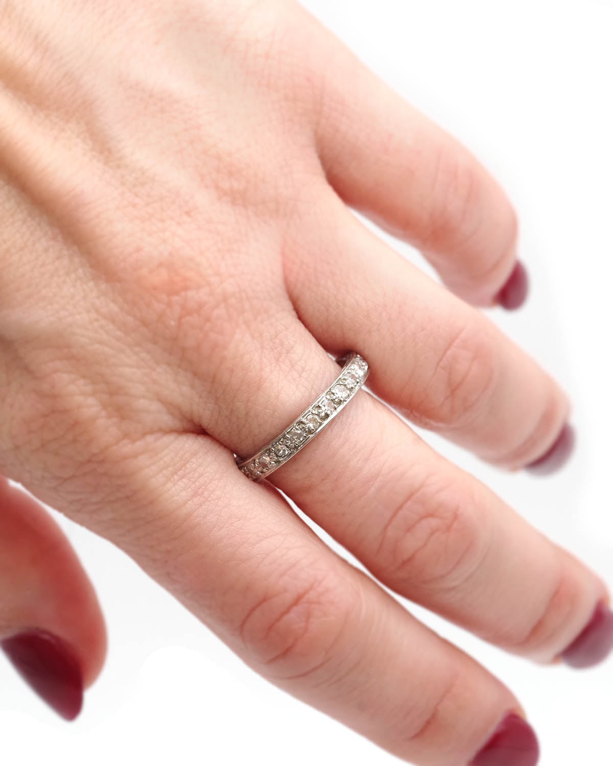 Art deco eternity ring