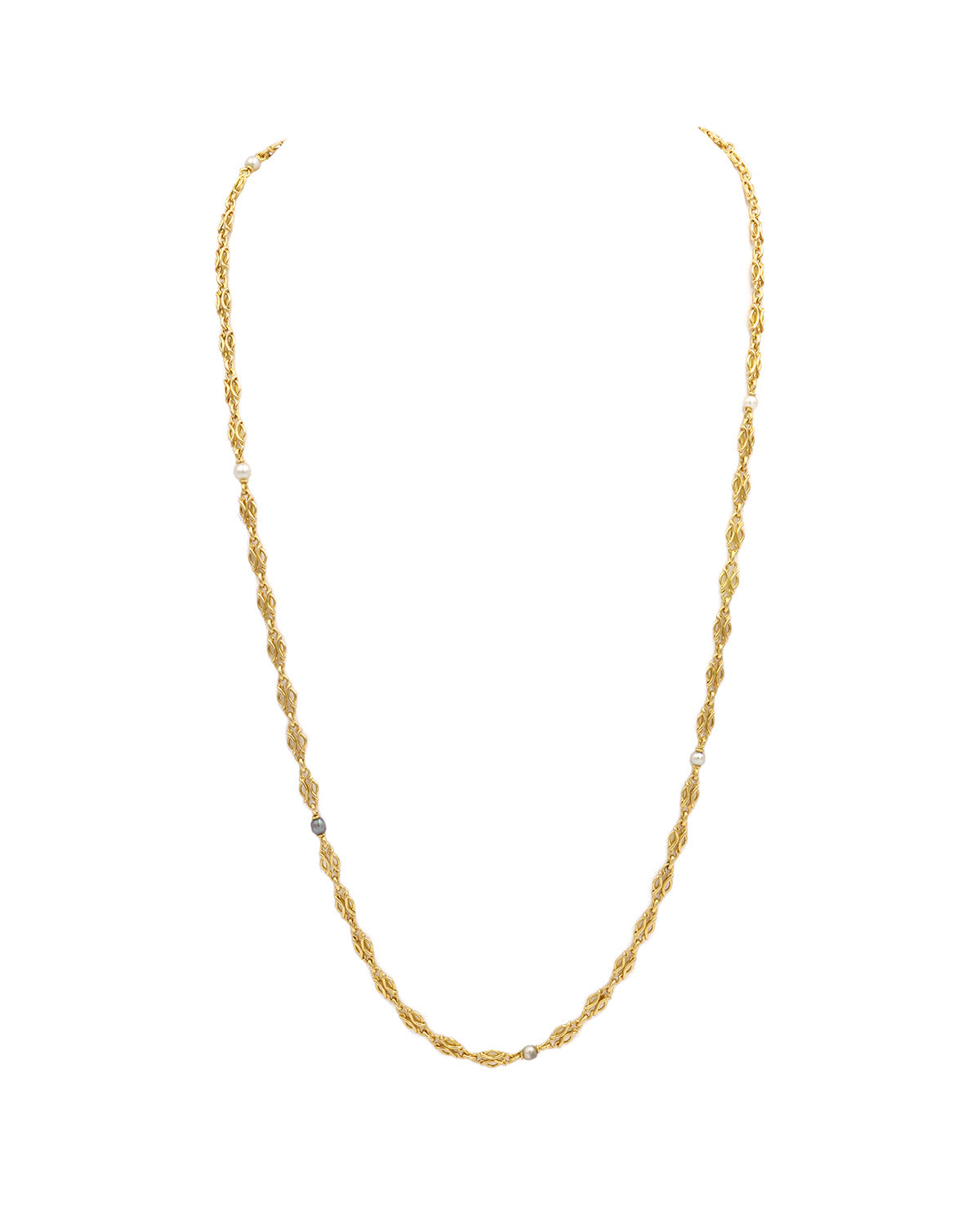 collier Art Nouveau en or