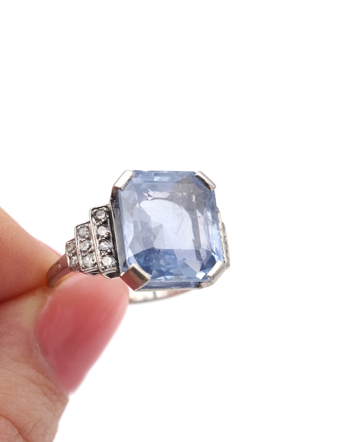 certified ceylon sapphire ring
