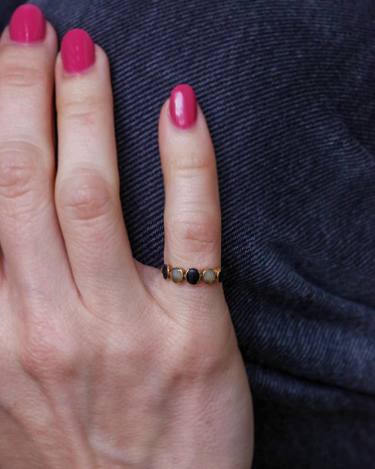 bague jarretiere ancienne en or