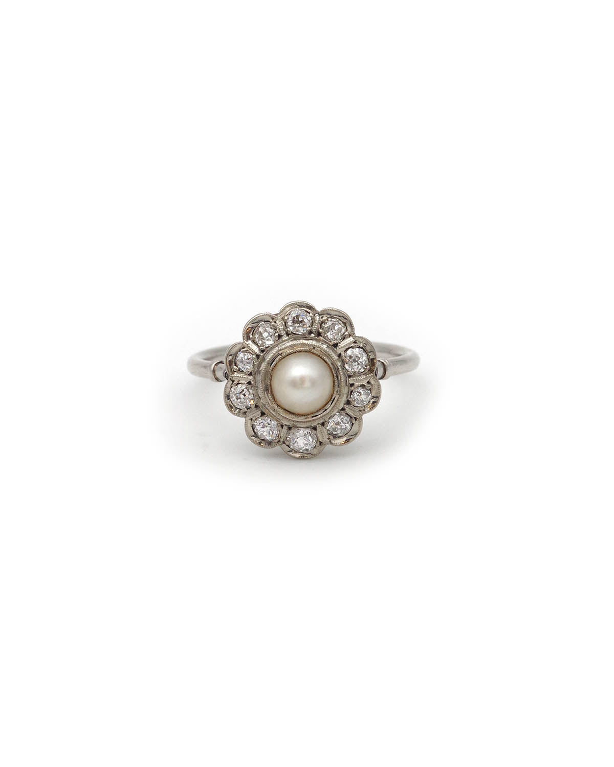 Art deco pearl ring