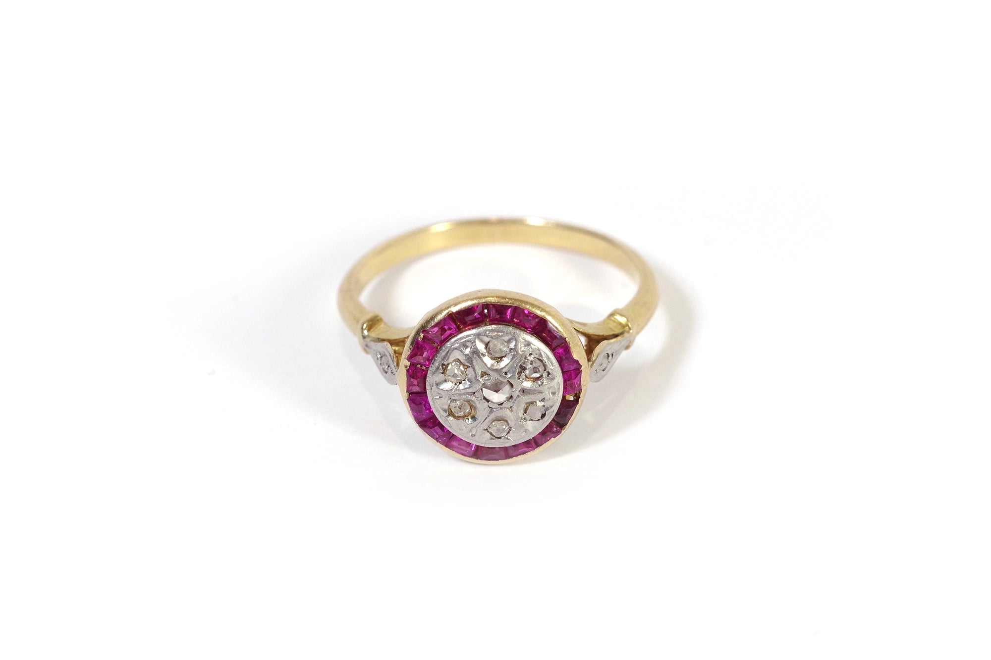 art deco ruby ring