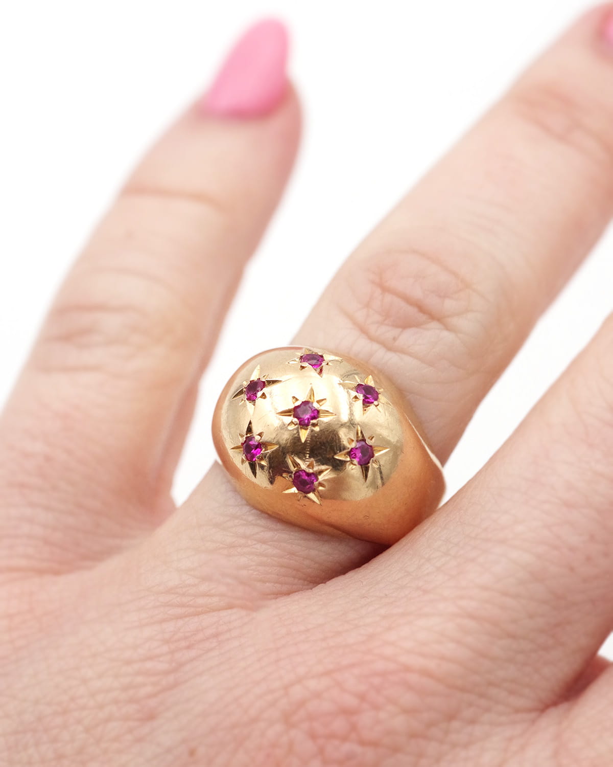 bague constellation en or