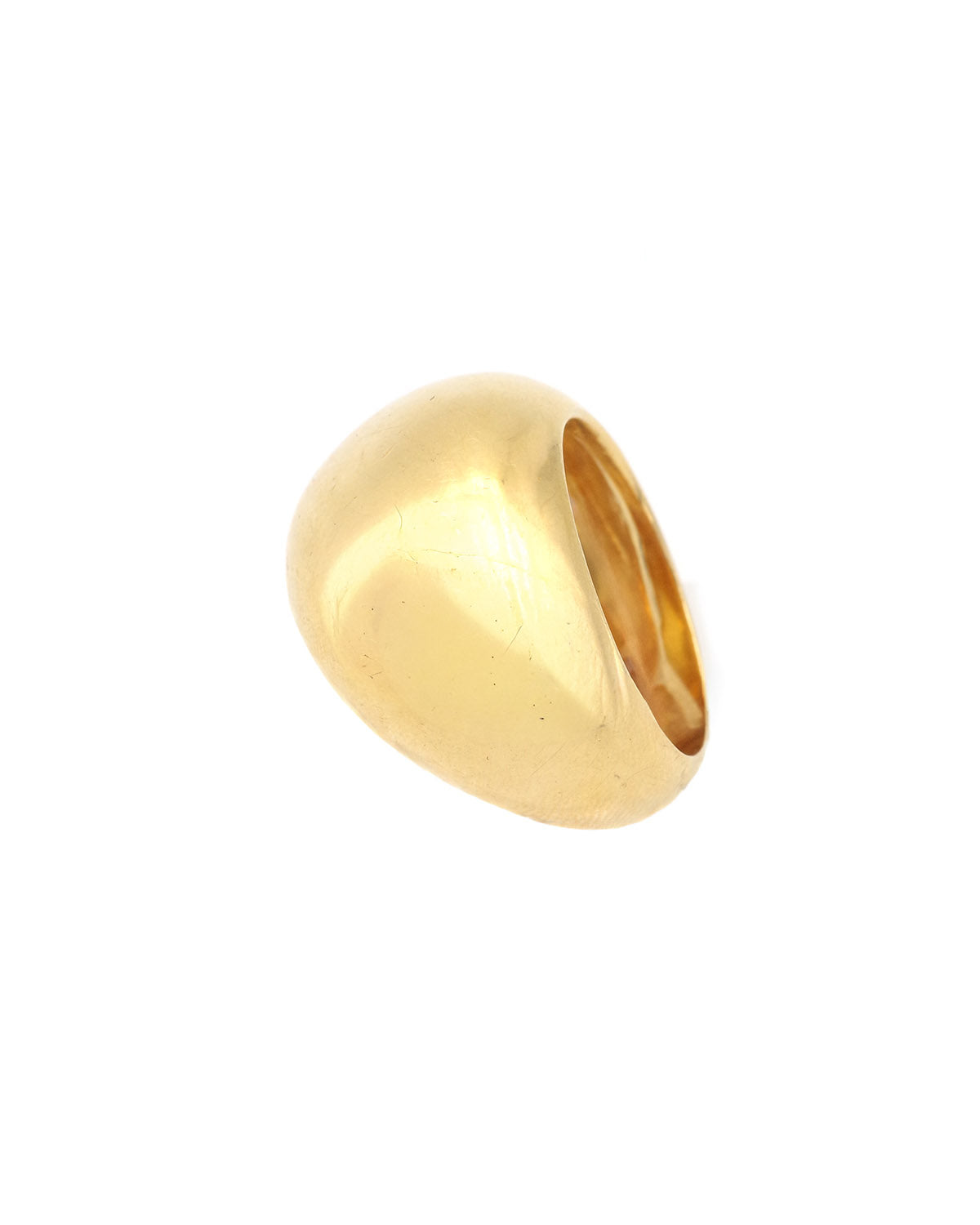bague boule en or