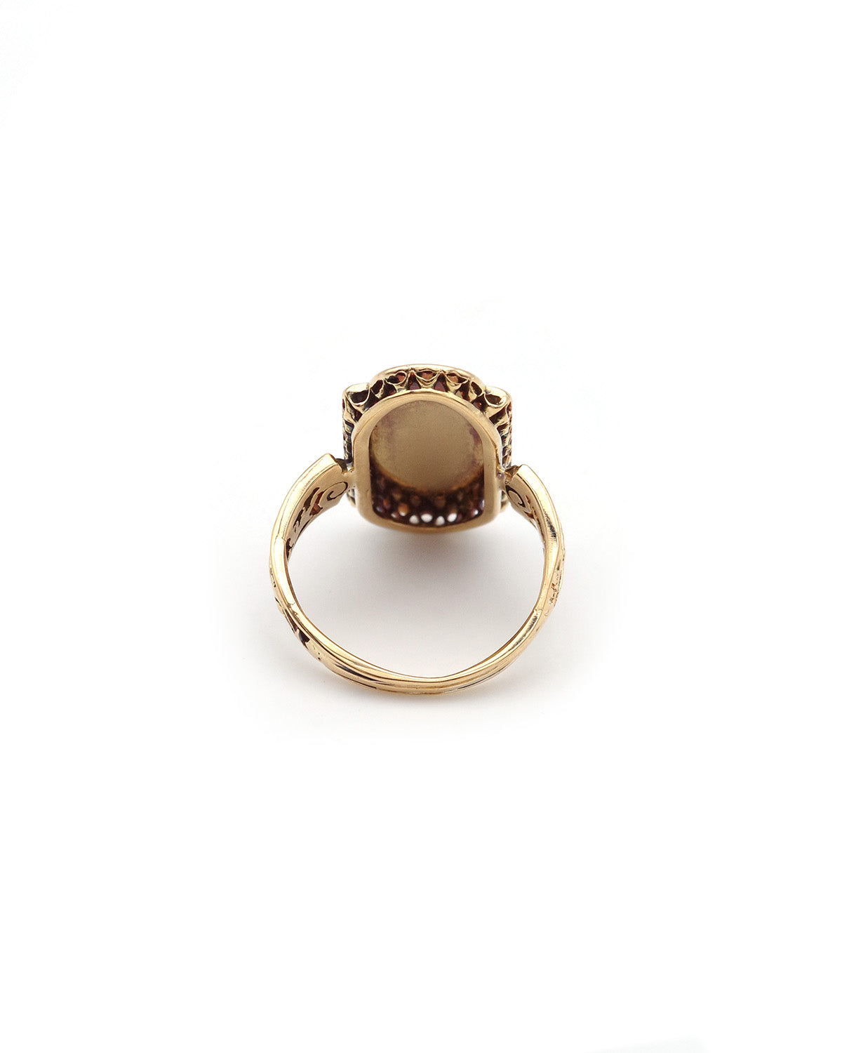 Victorian angel diamond ring