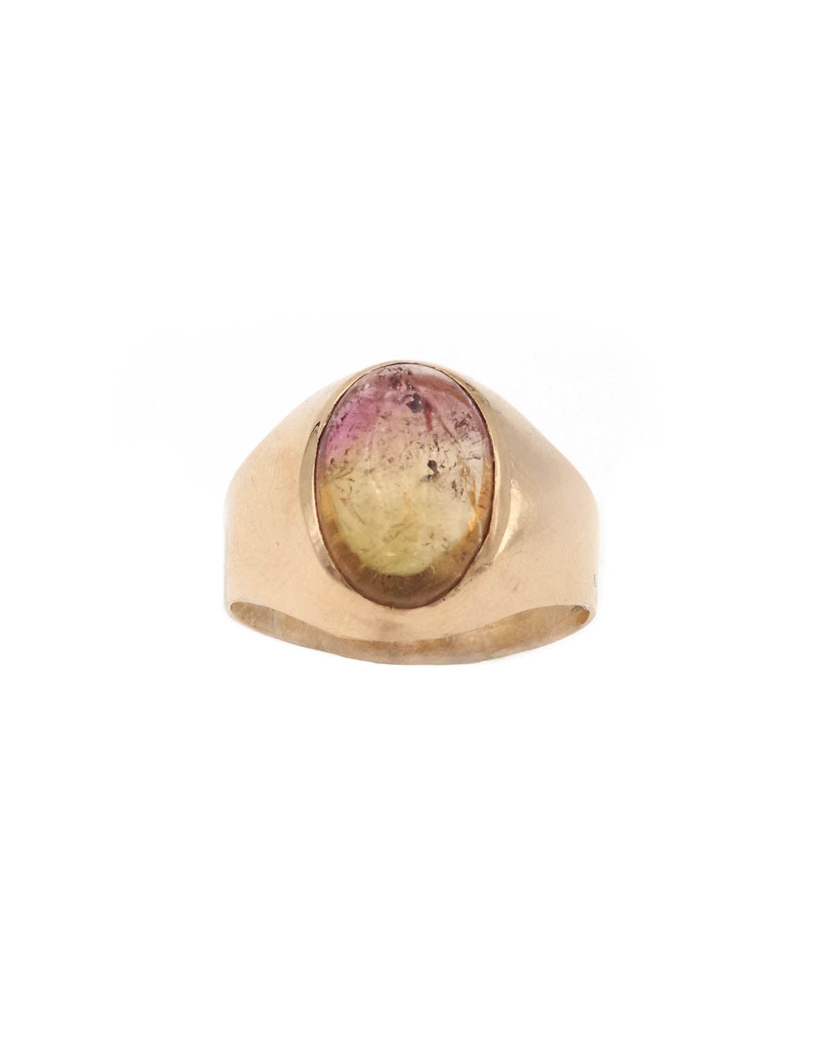 bague tourmaline bicolore