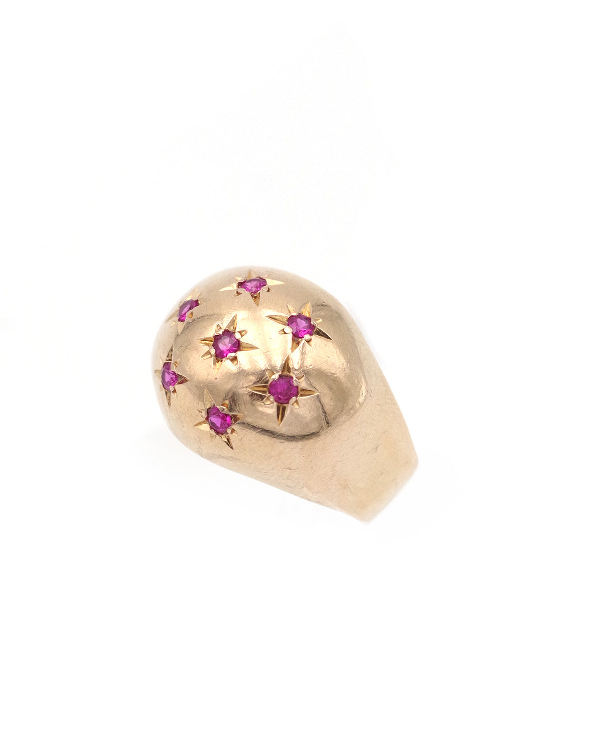bague constellation rubis or