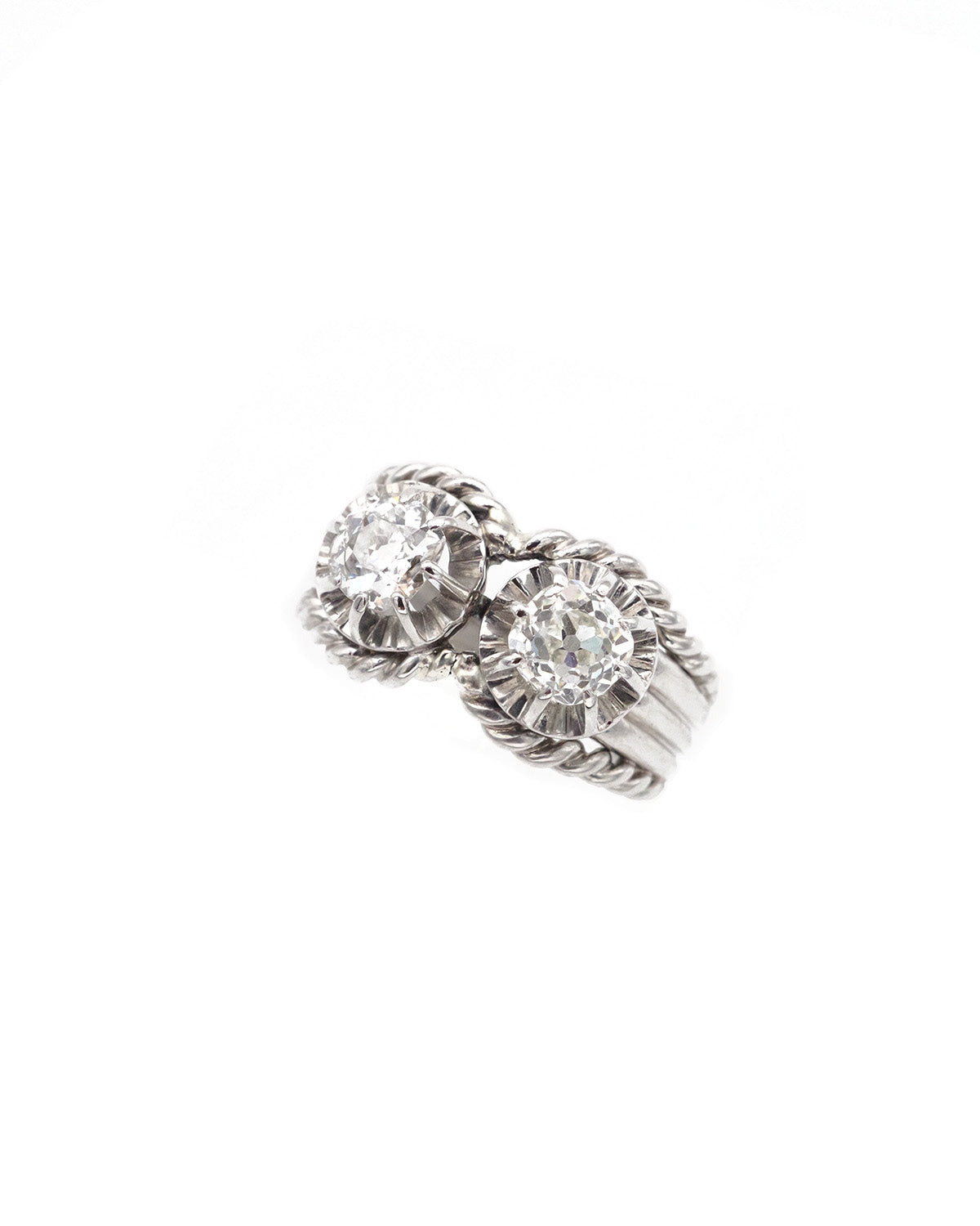 bague corde diamants