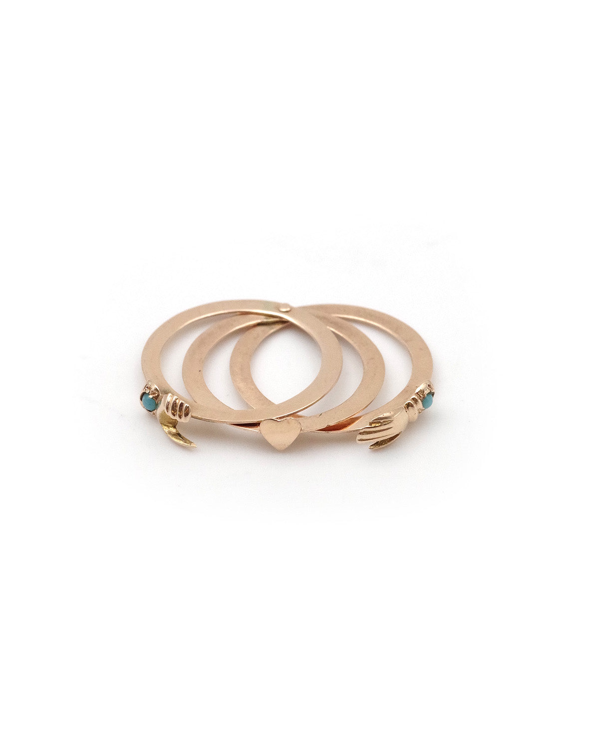 Fede turquoise ring