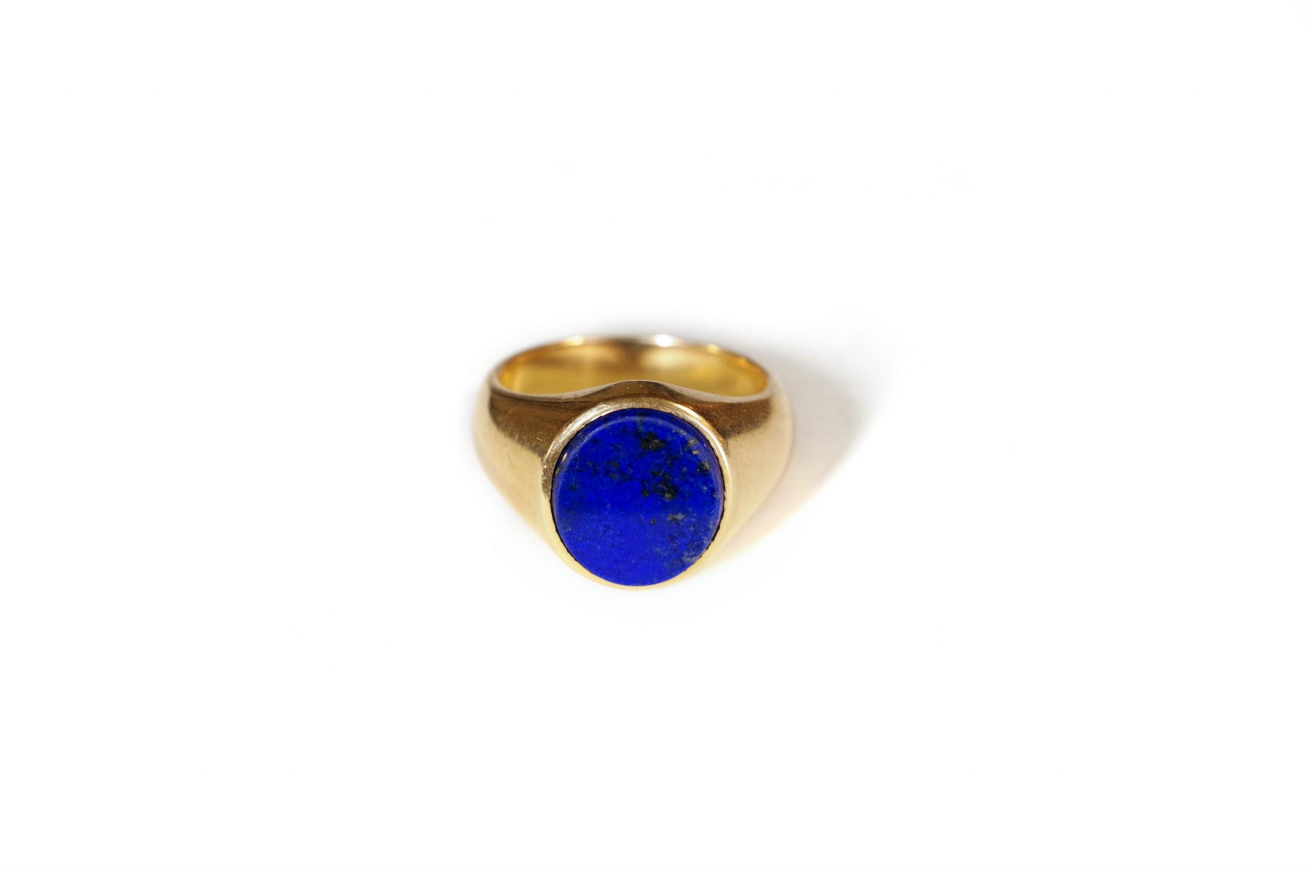 bague lapis lazuli pour homme