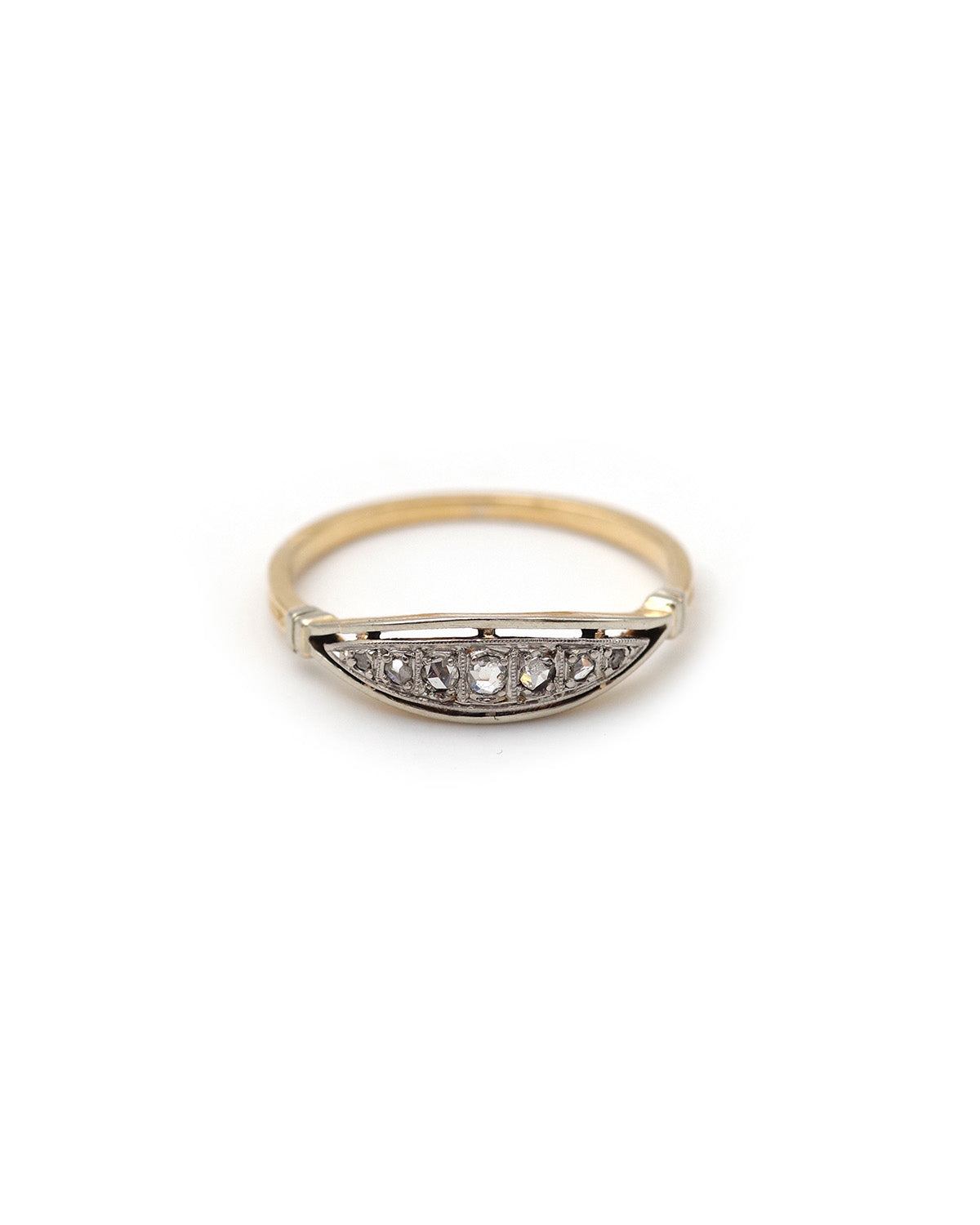 bague art deco diamants