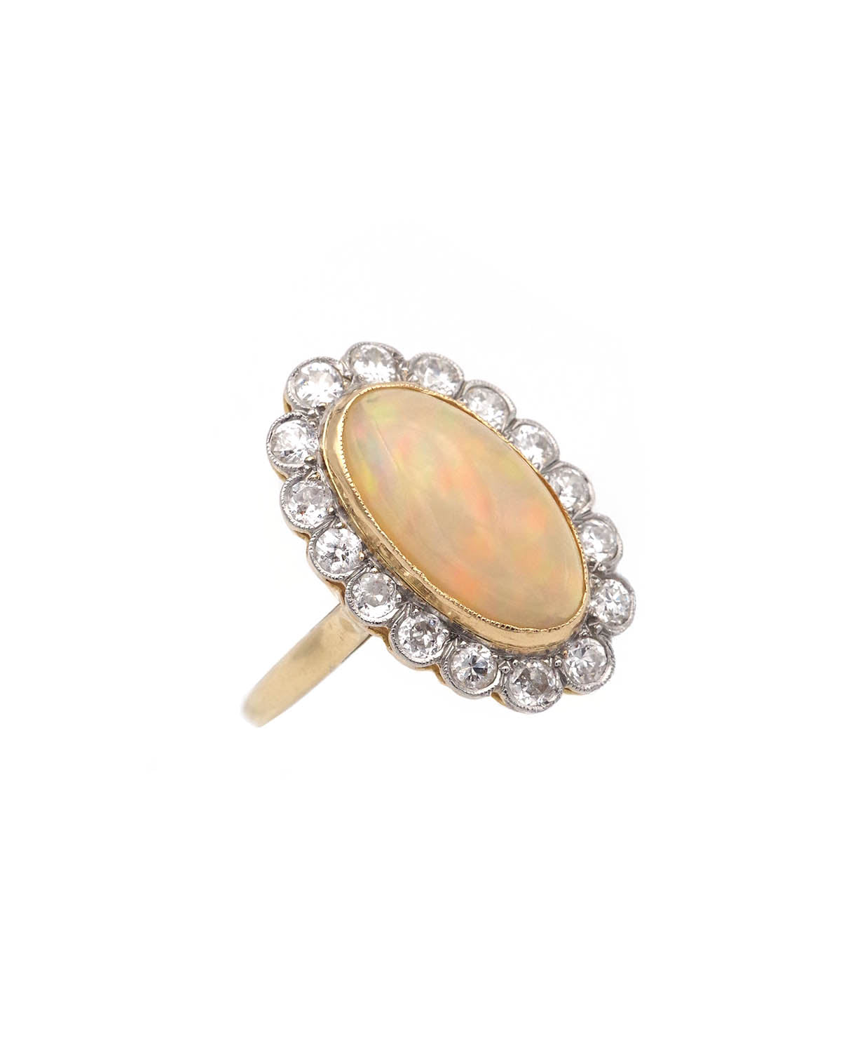 bague marguerite en or