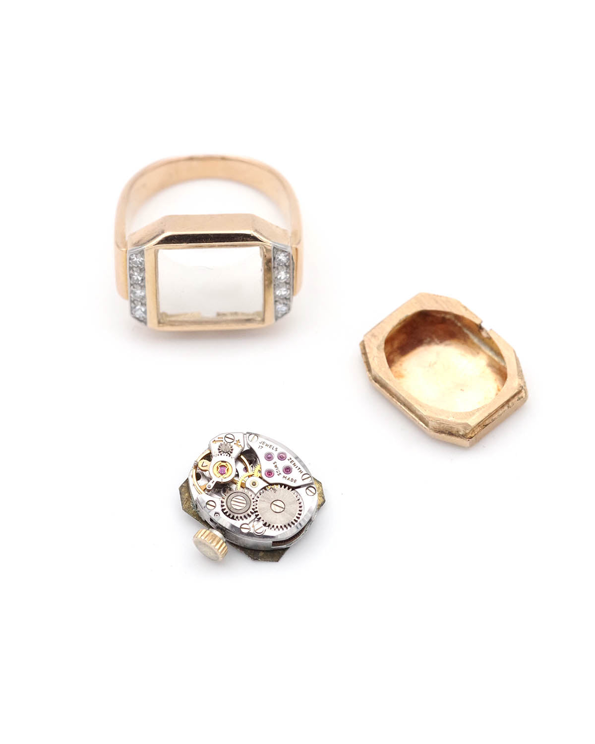 Bague Retro diamants en or