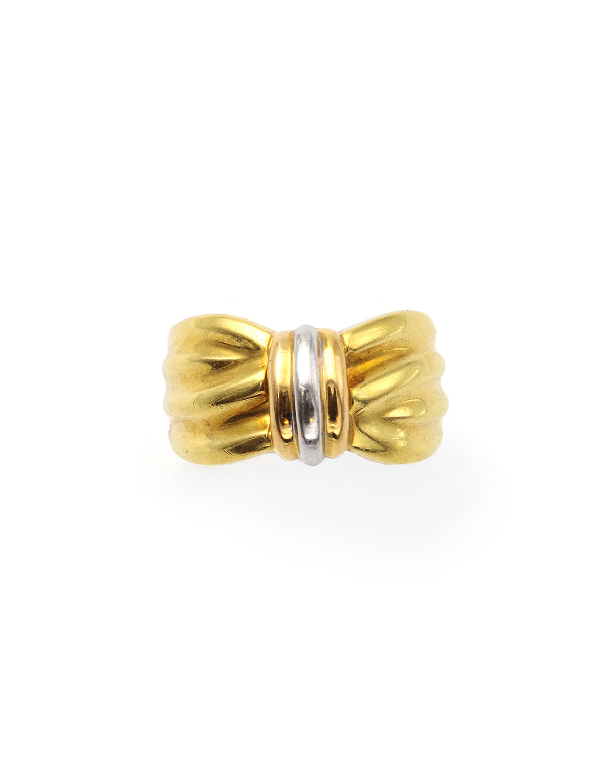 Bague noeud en or