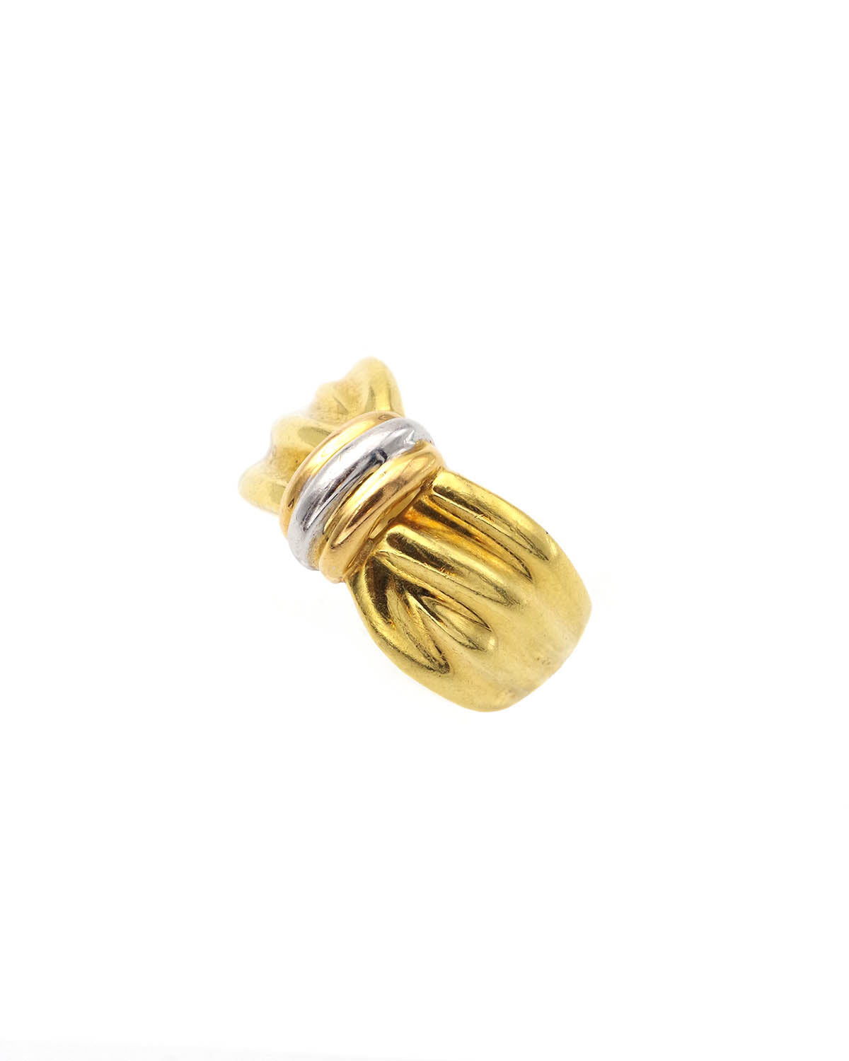 Bague vintage noeuf en or