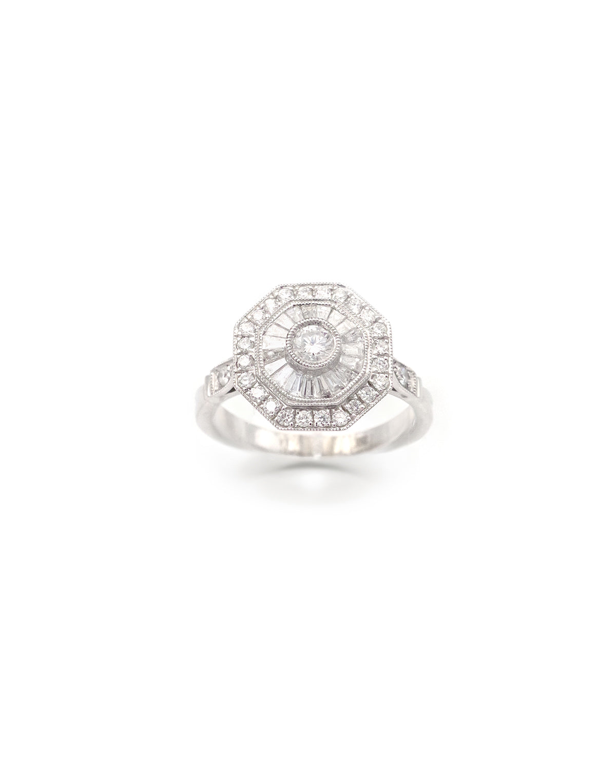 bague art deco en or