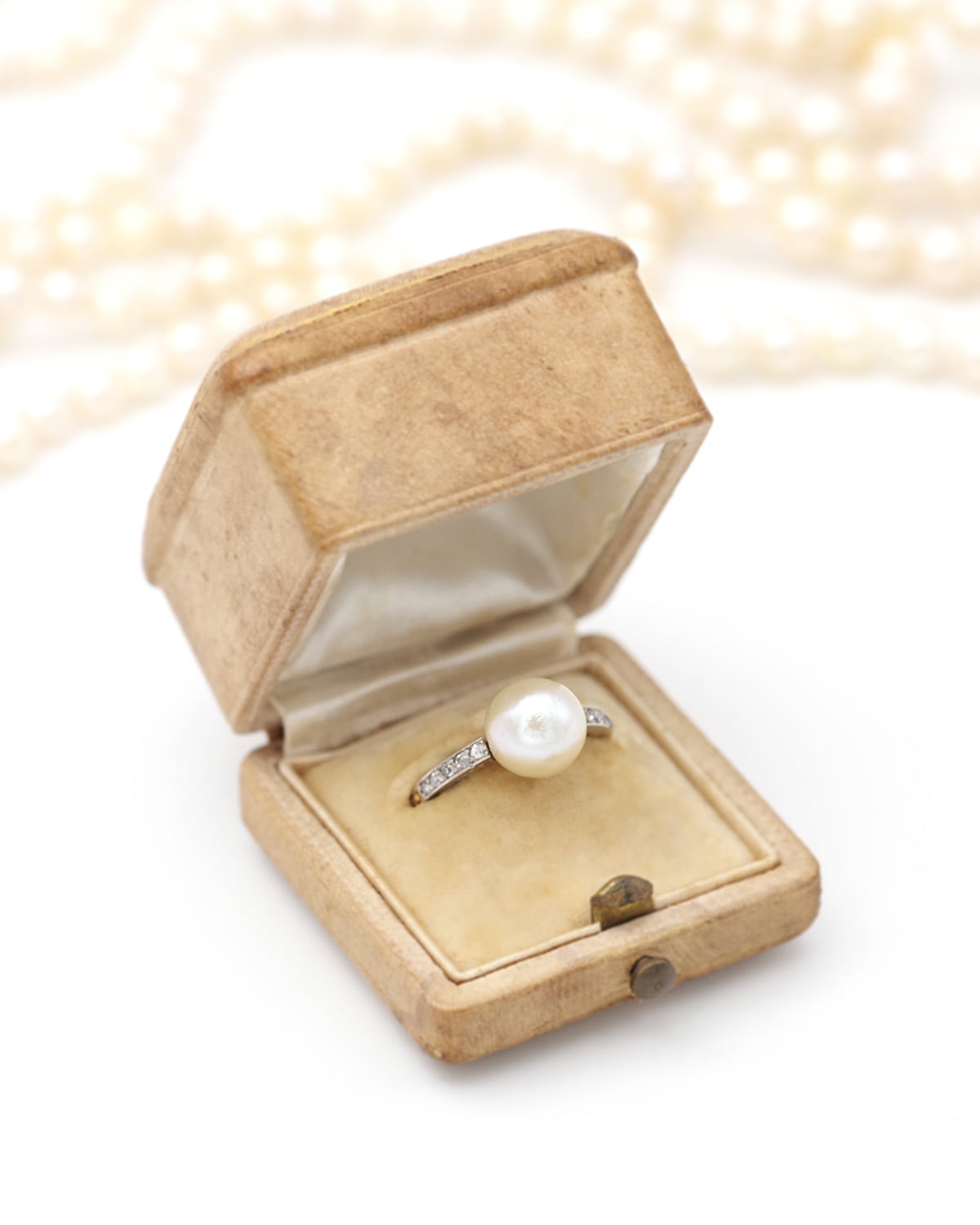 French edwardian pearl ring