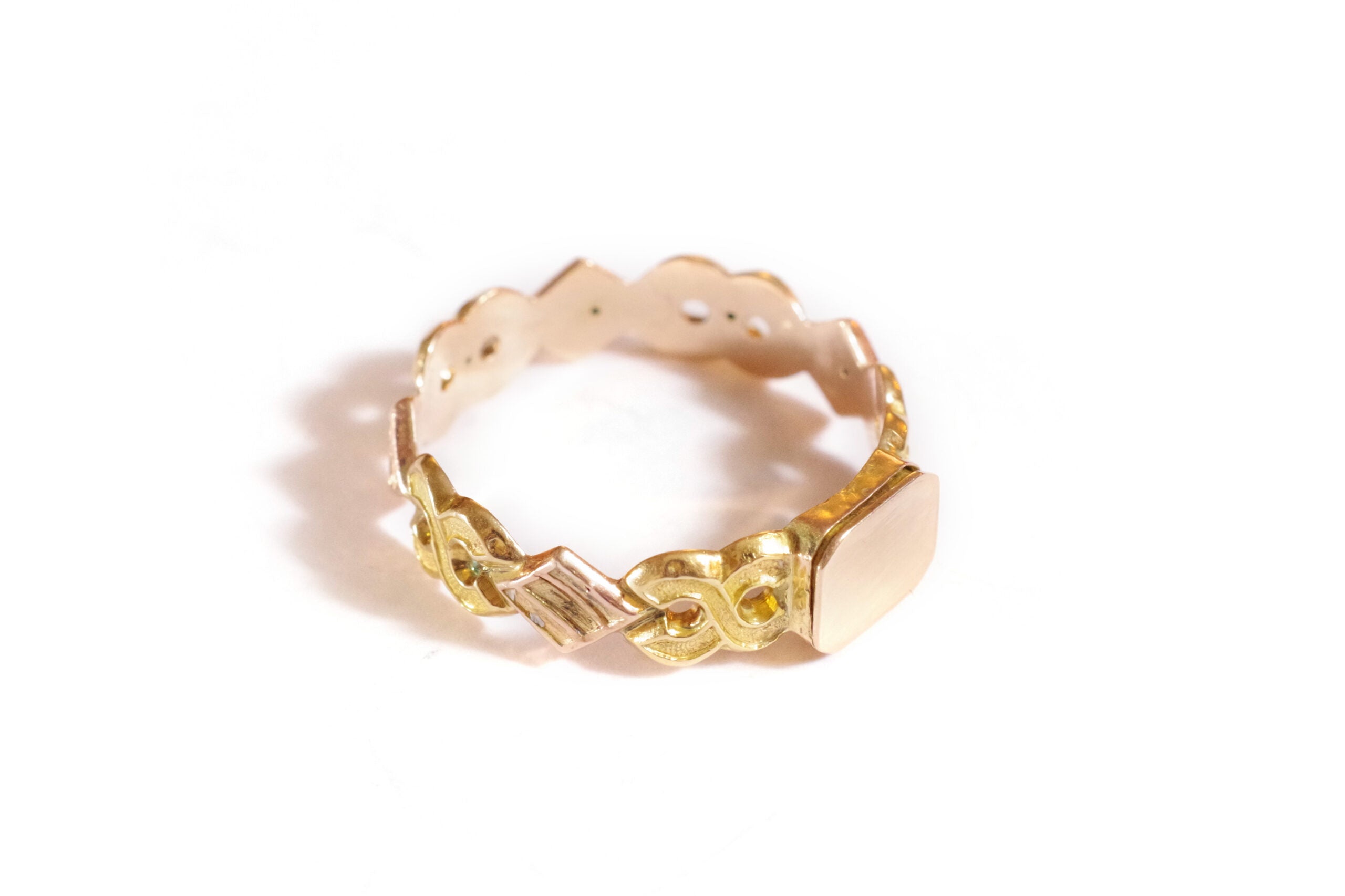 bague ancienne secret en or