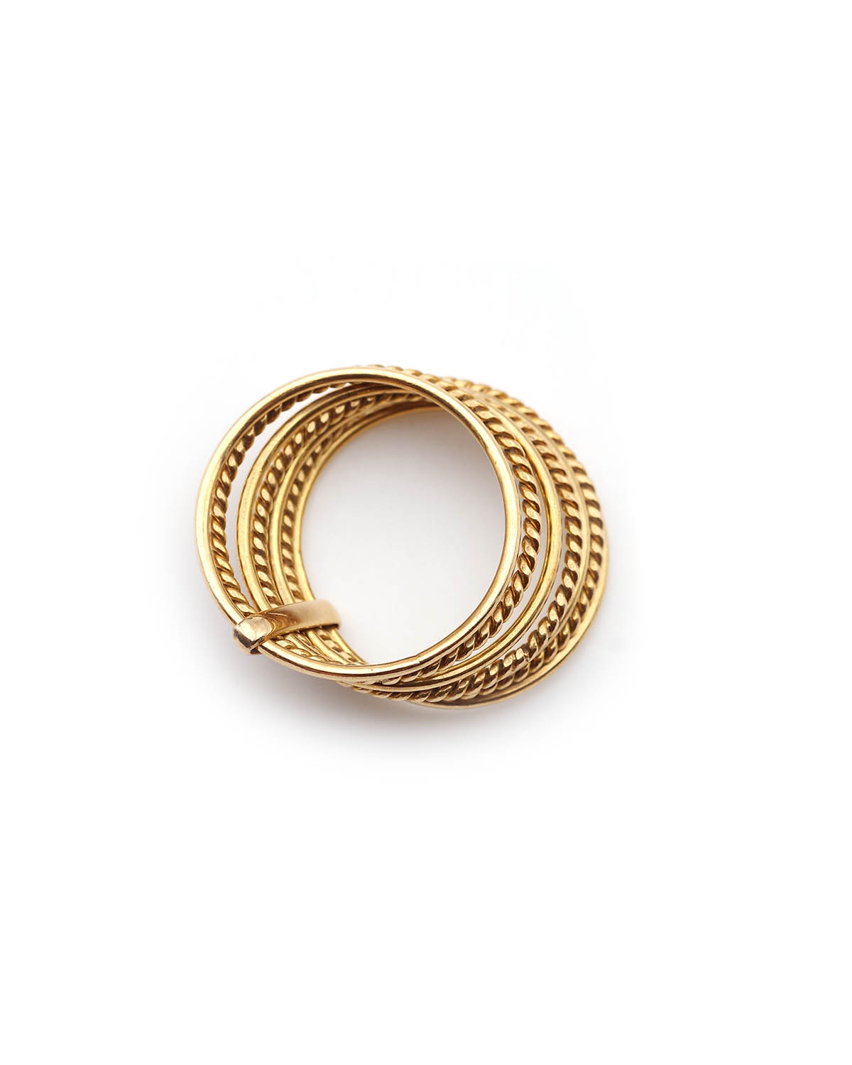 seven days ring in gold