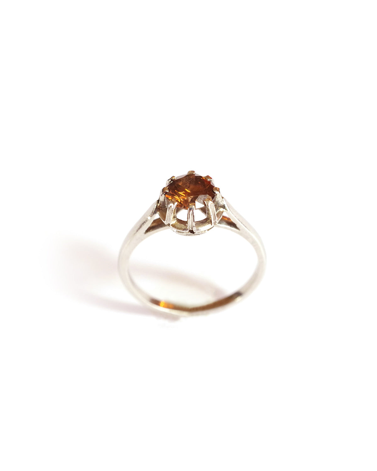 ring with a fancy brown diamond from Australia