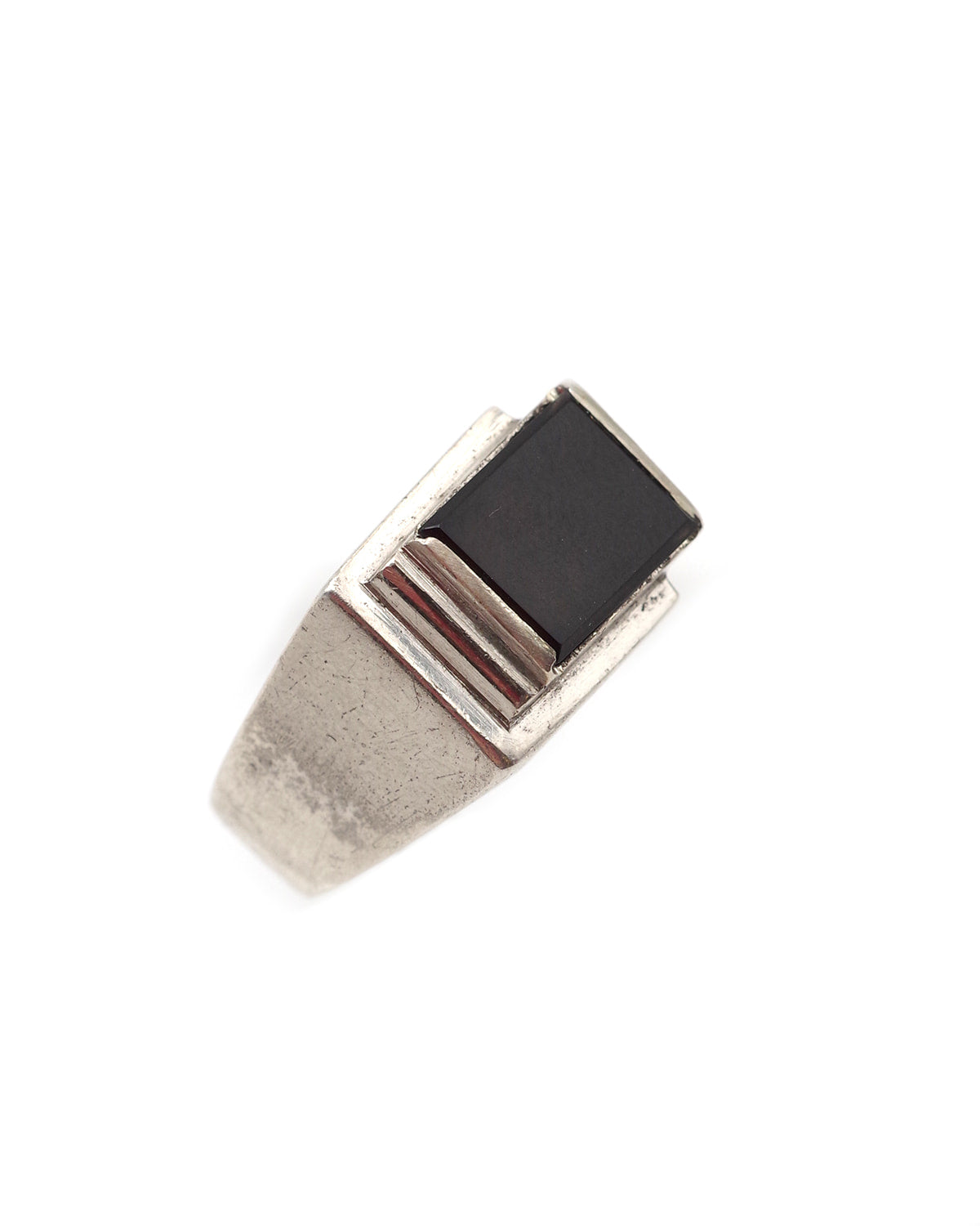 Bague argent onyx