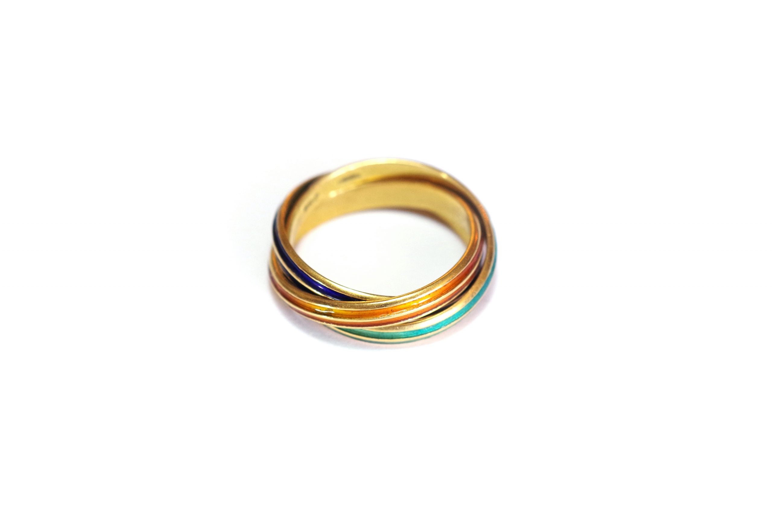 bague vintage email or 18k