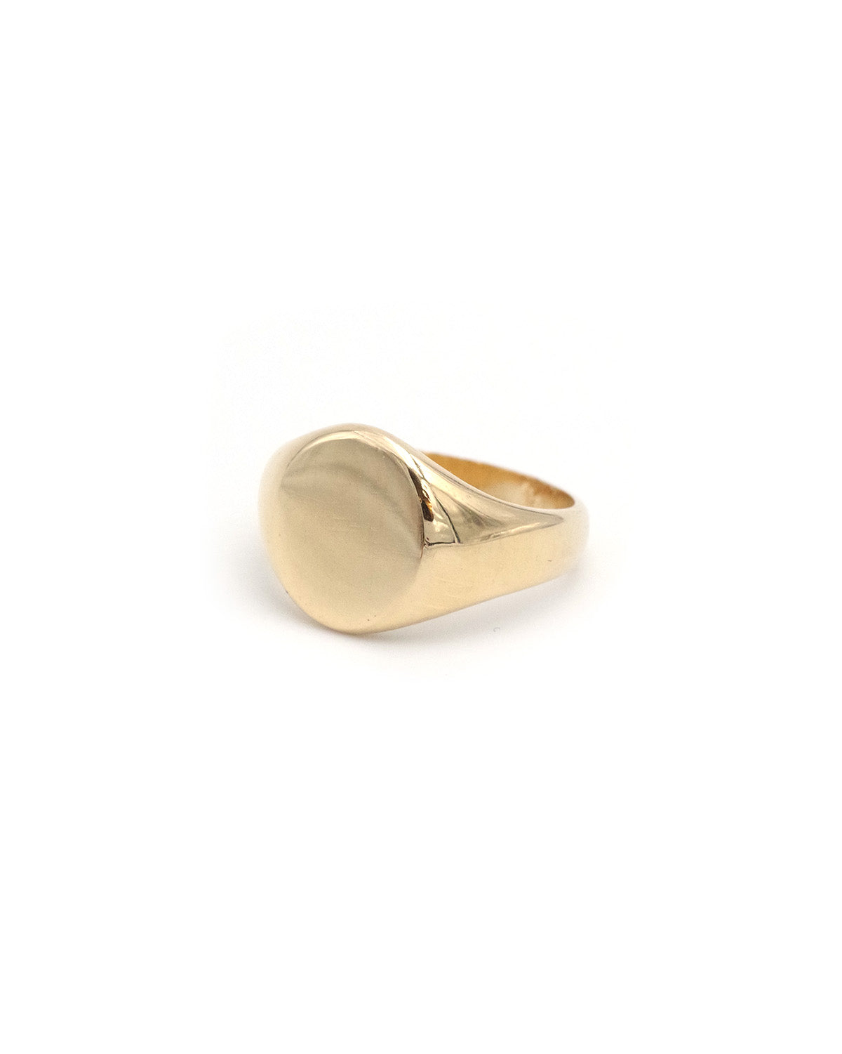 Pre-owned blank signet ring