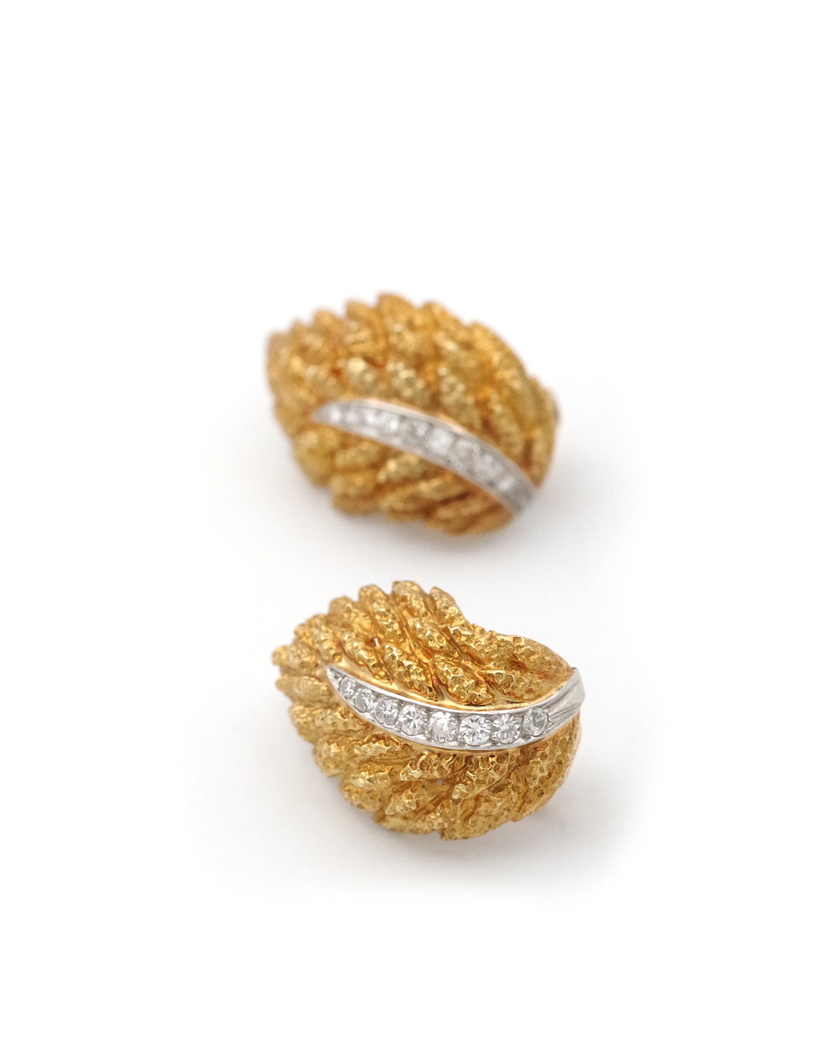 Boucheron Paris feather ear clips