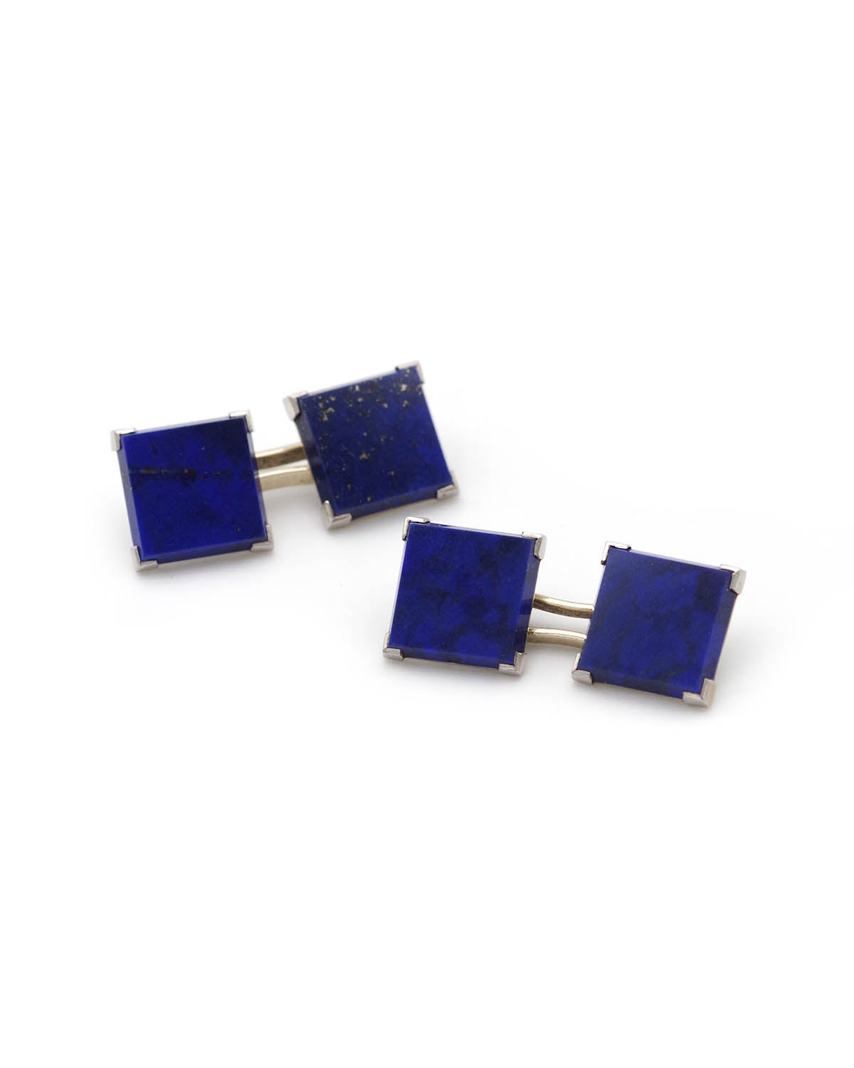 Bouton de manchette lapis lazuli