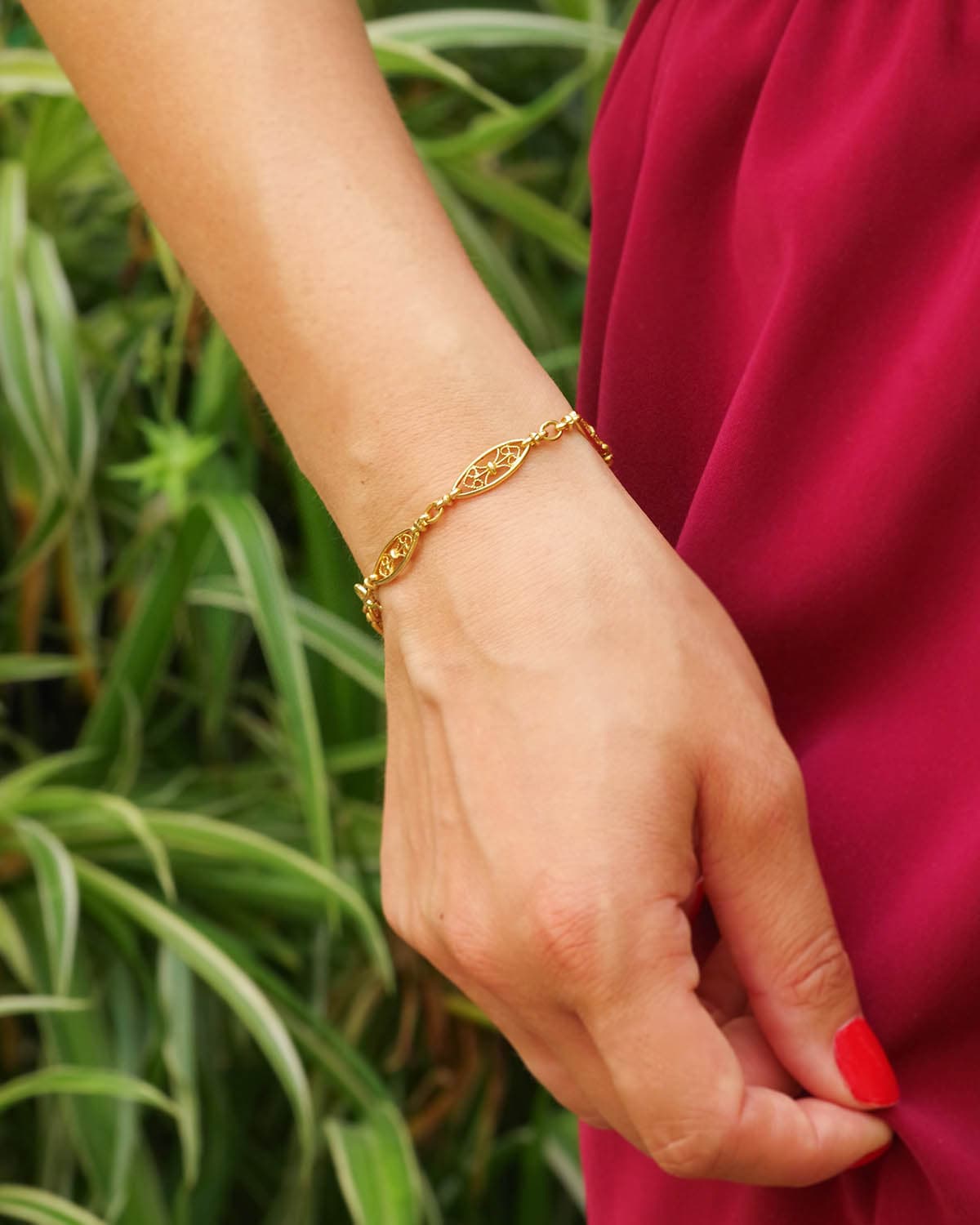 Antique edwardian gold bracelet