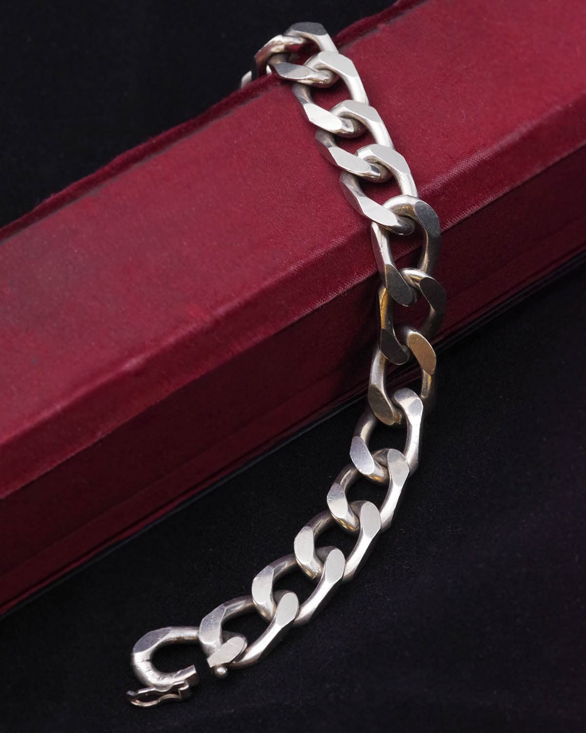 Silver mid century bracelet