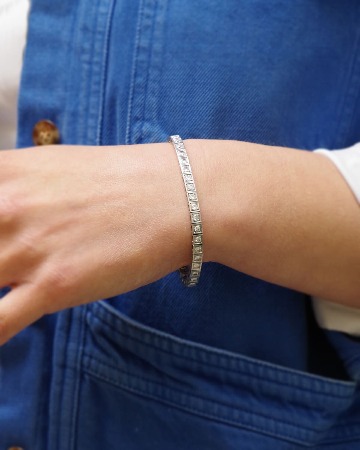 bracelet tennis diamants 4 carats