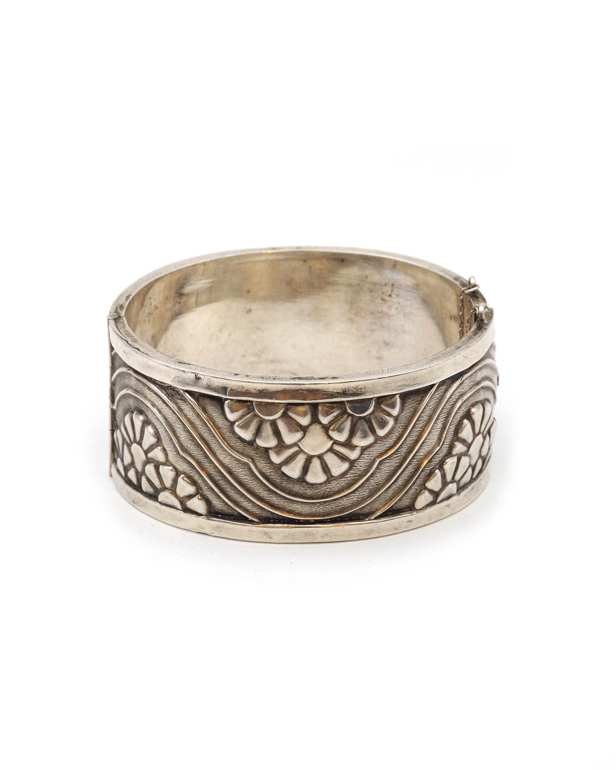 Bracelet manchette en argent