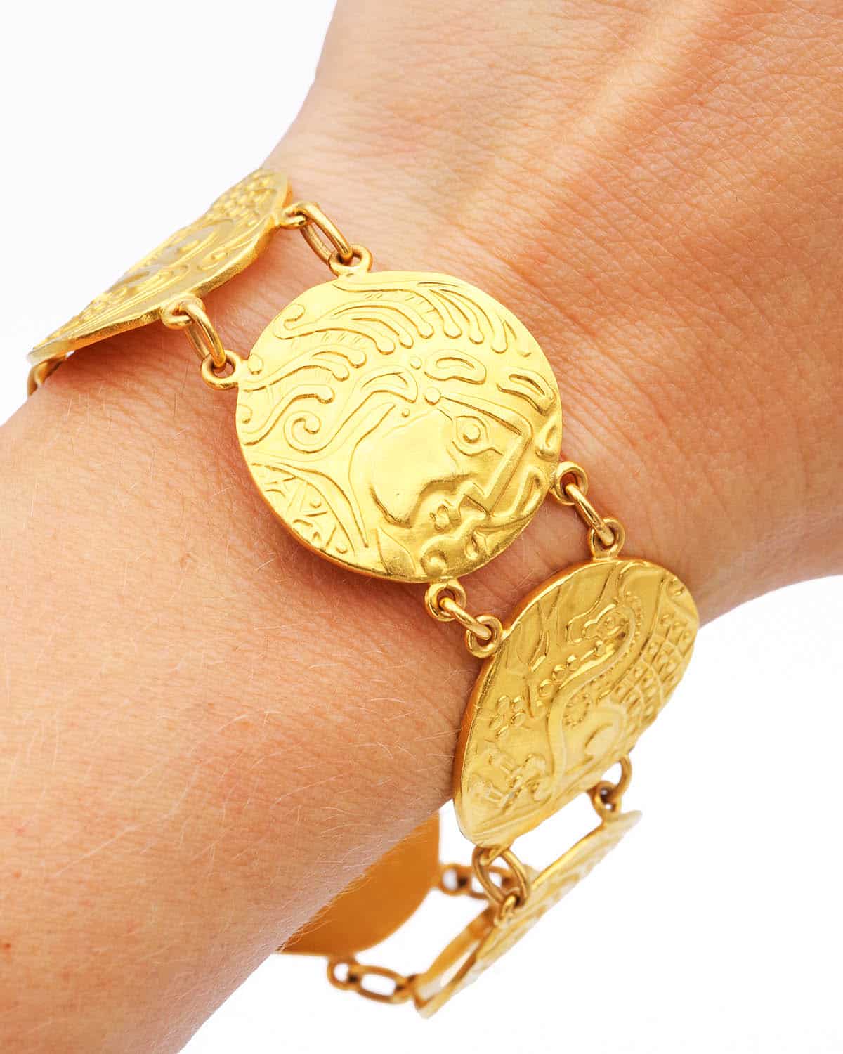 Bracelet monnaie de paris en or
