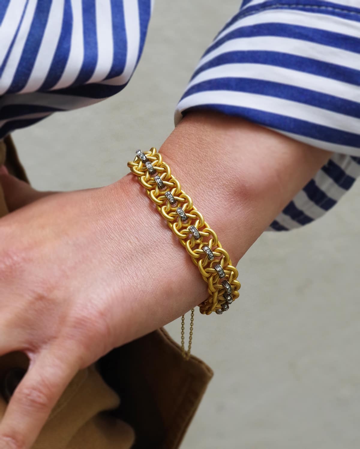 Bracelet en or et diamants