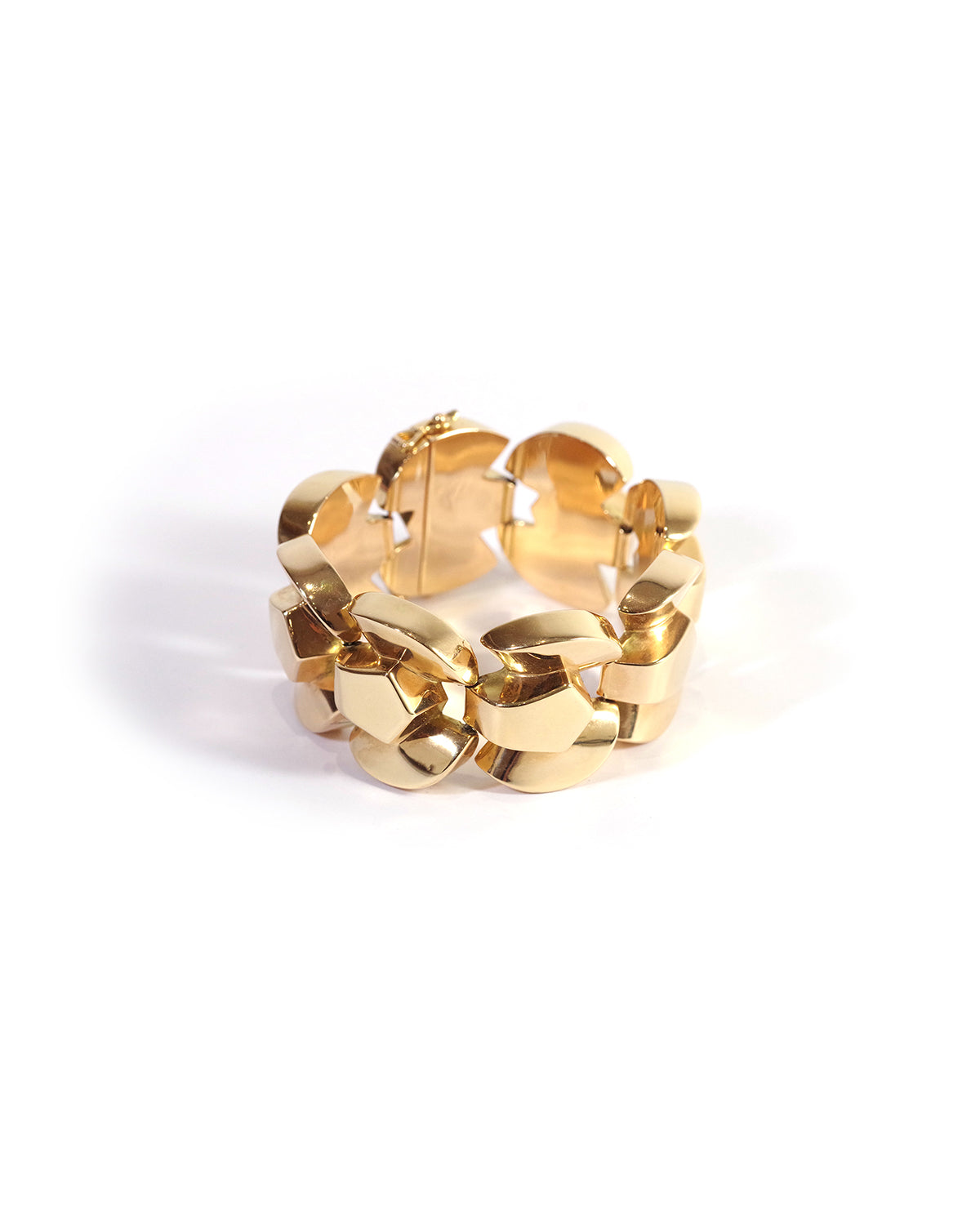 Bracelet Tank Or Rose Et Or Jaune Bracelet Tank Or Rose Et Or Jaune