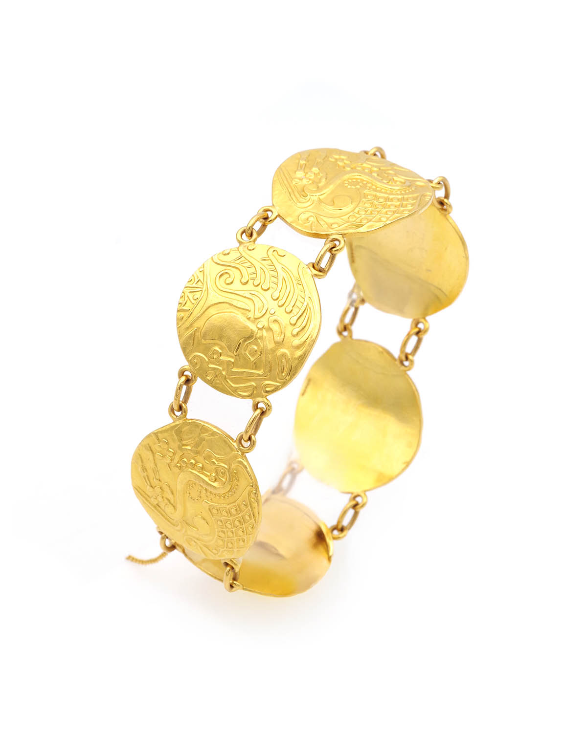 Vintage stater 22k gold bracelet