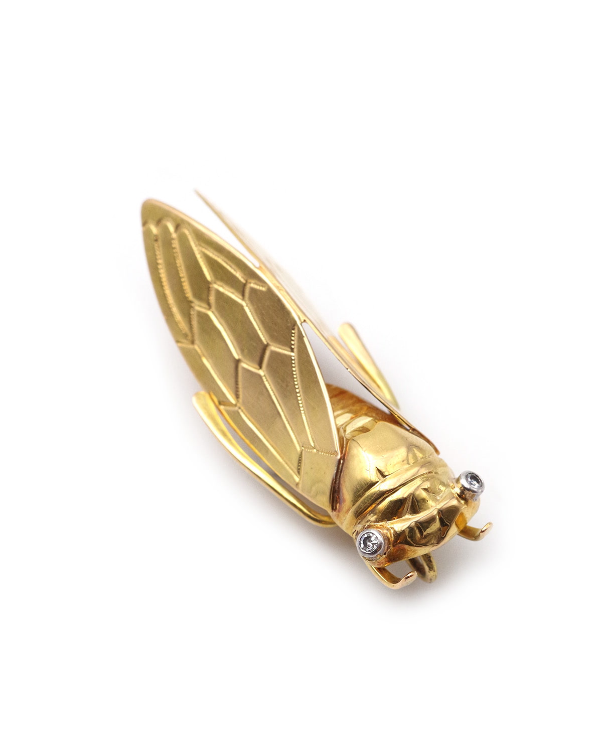 Broche pendentif cigale
