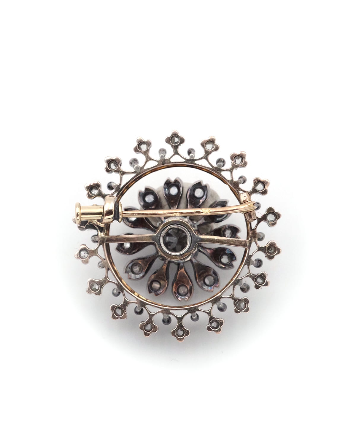Broche diamant en or