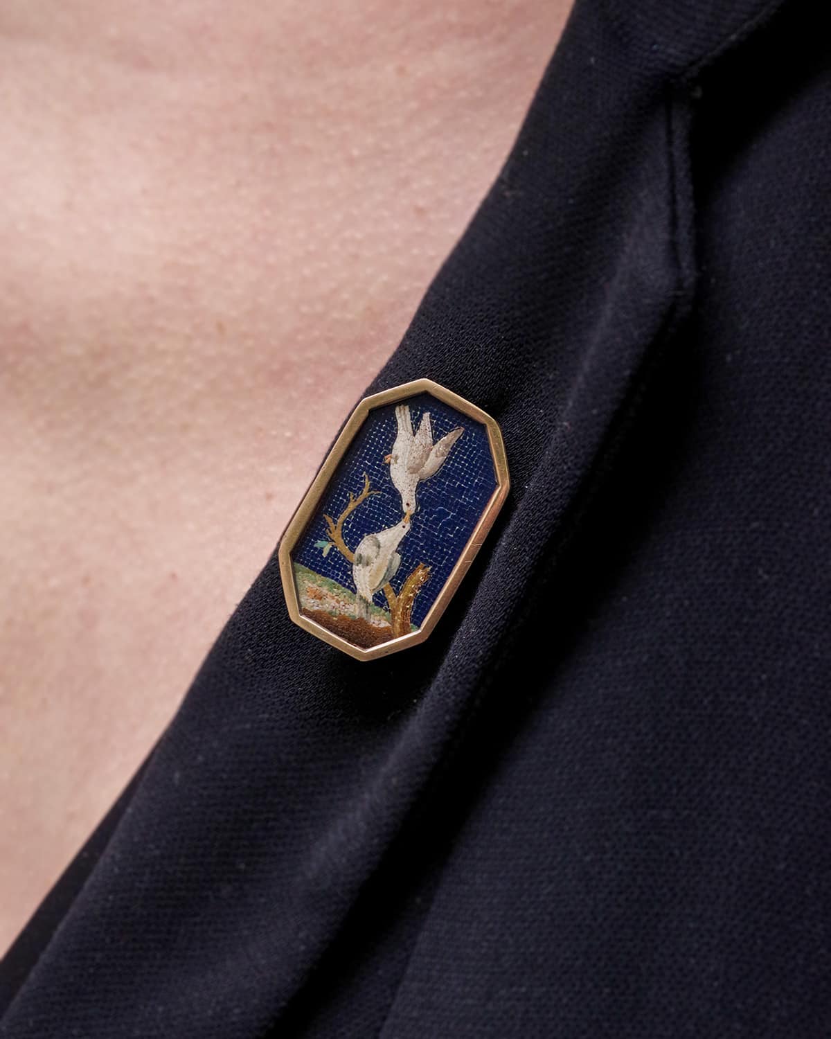 broche style Giacomo Raphaelli en or