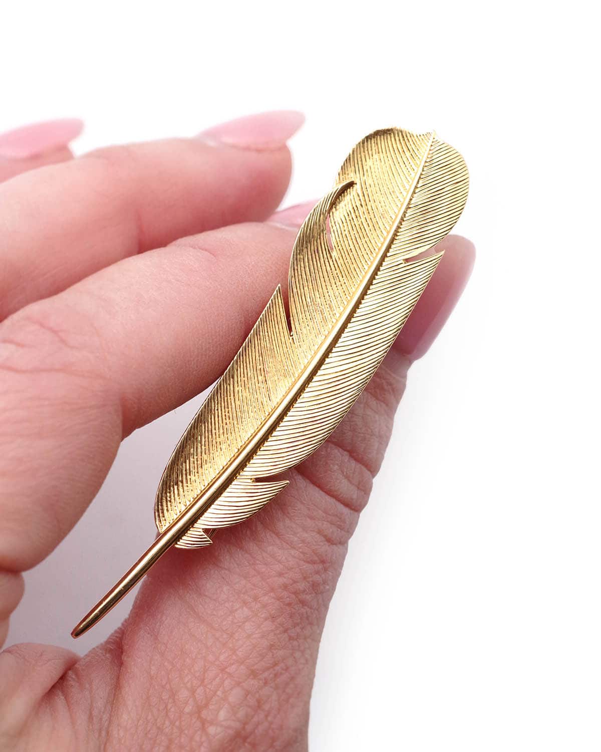 Vintage gold brooch