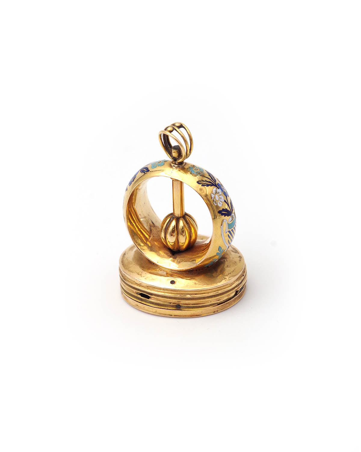Victorian musical fob seal pendant