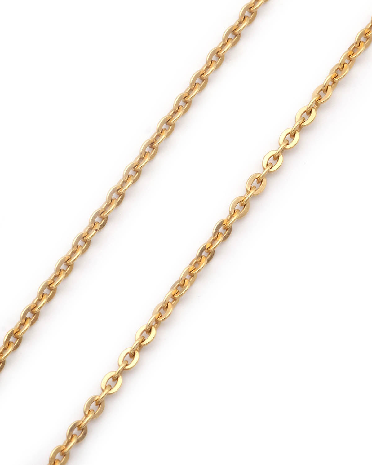 antique cable chain in gold