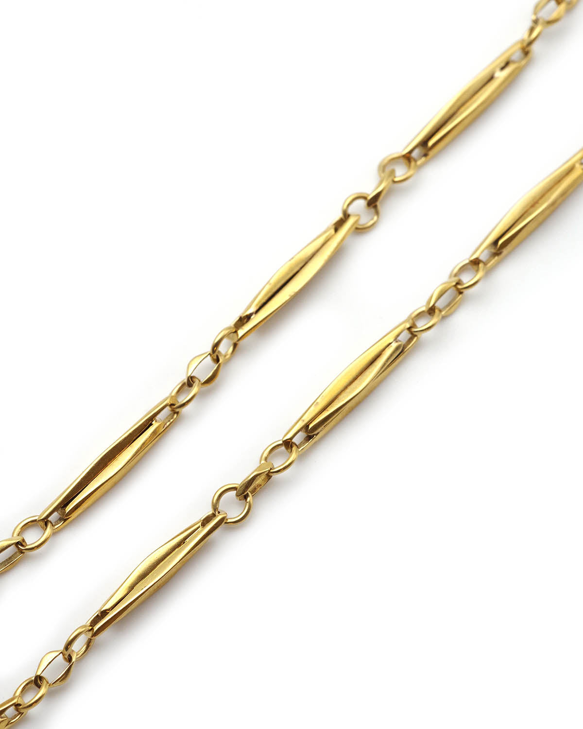 Antique gold watch chain