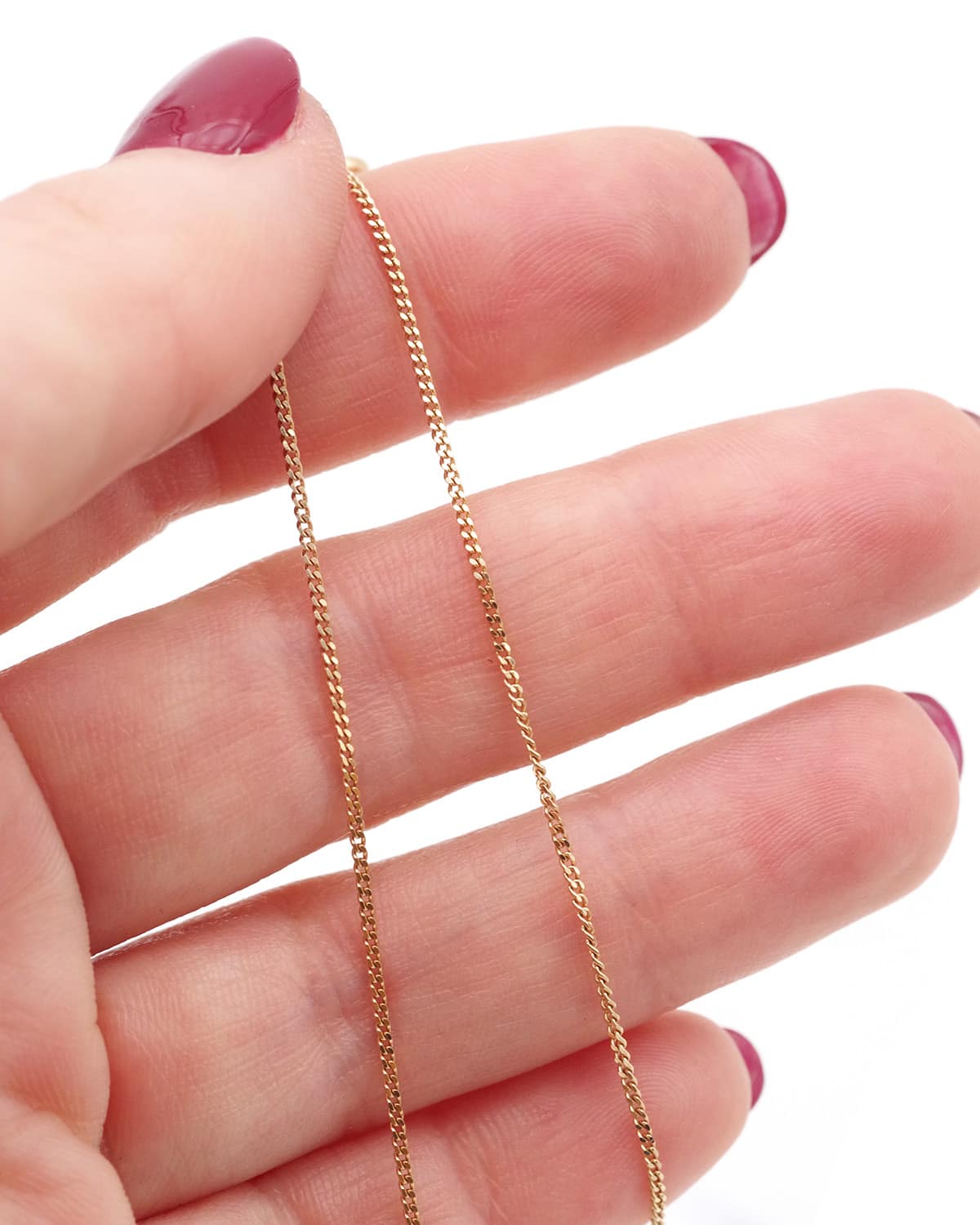 chaine gourmette en or