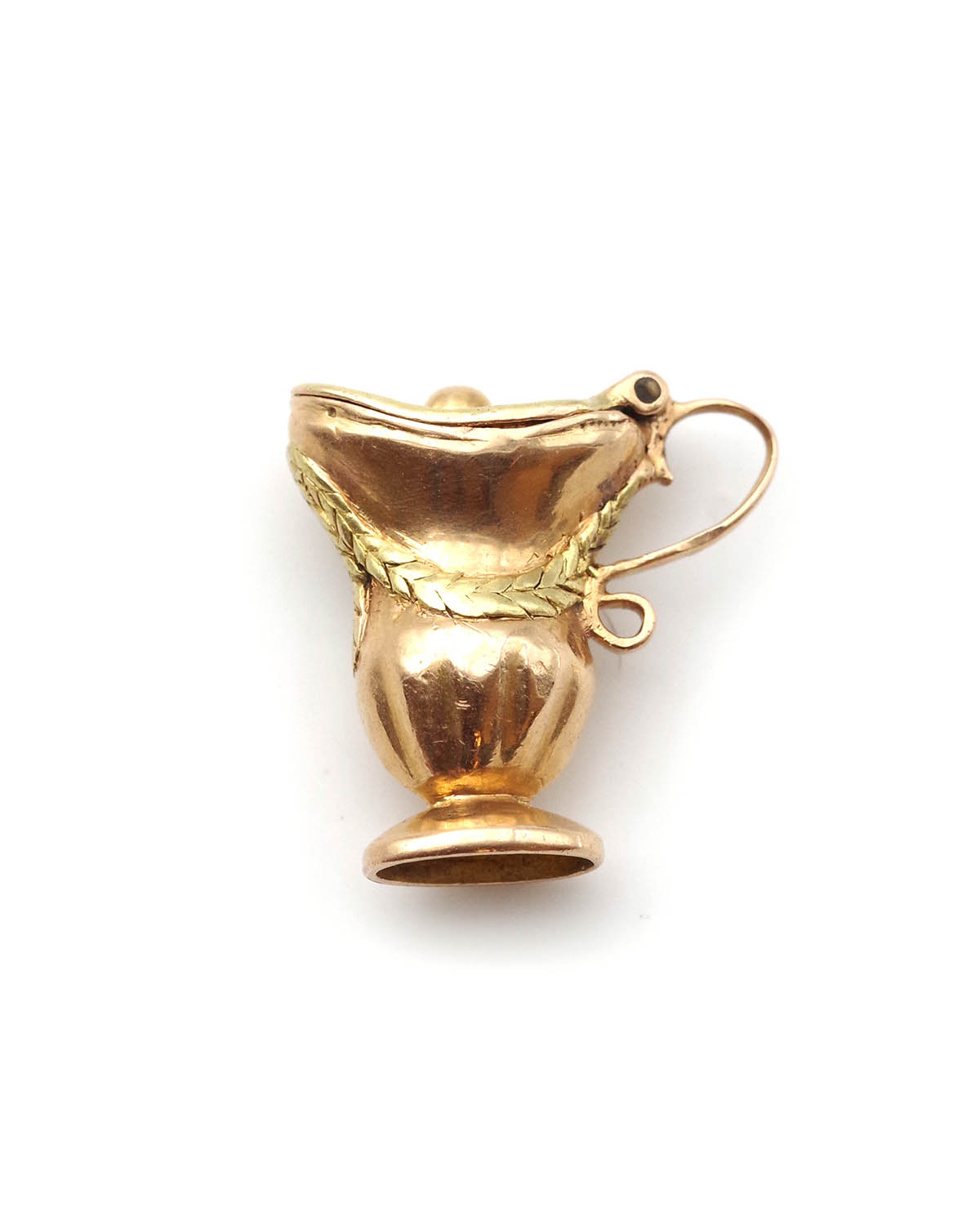 pendentif vase auguiere en or