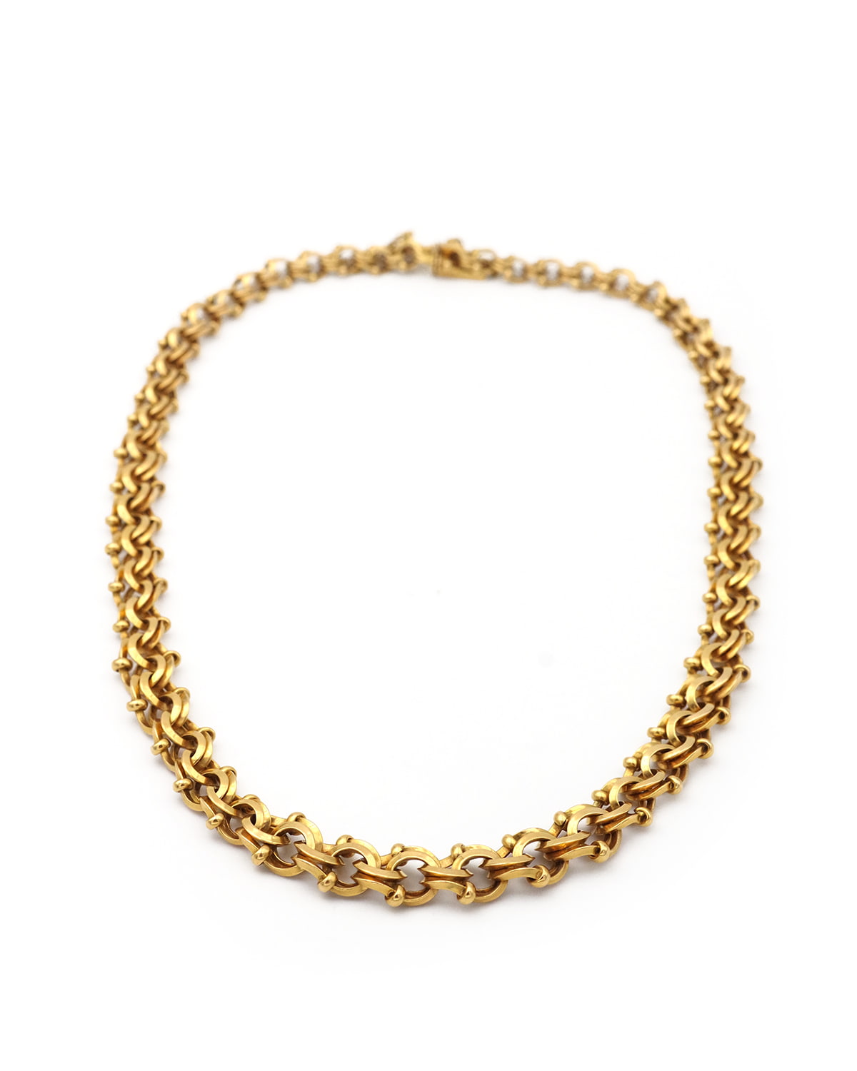 Large necklace in gold