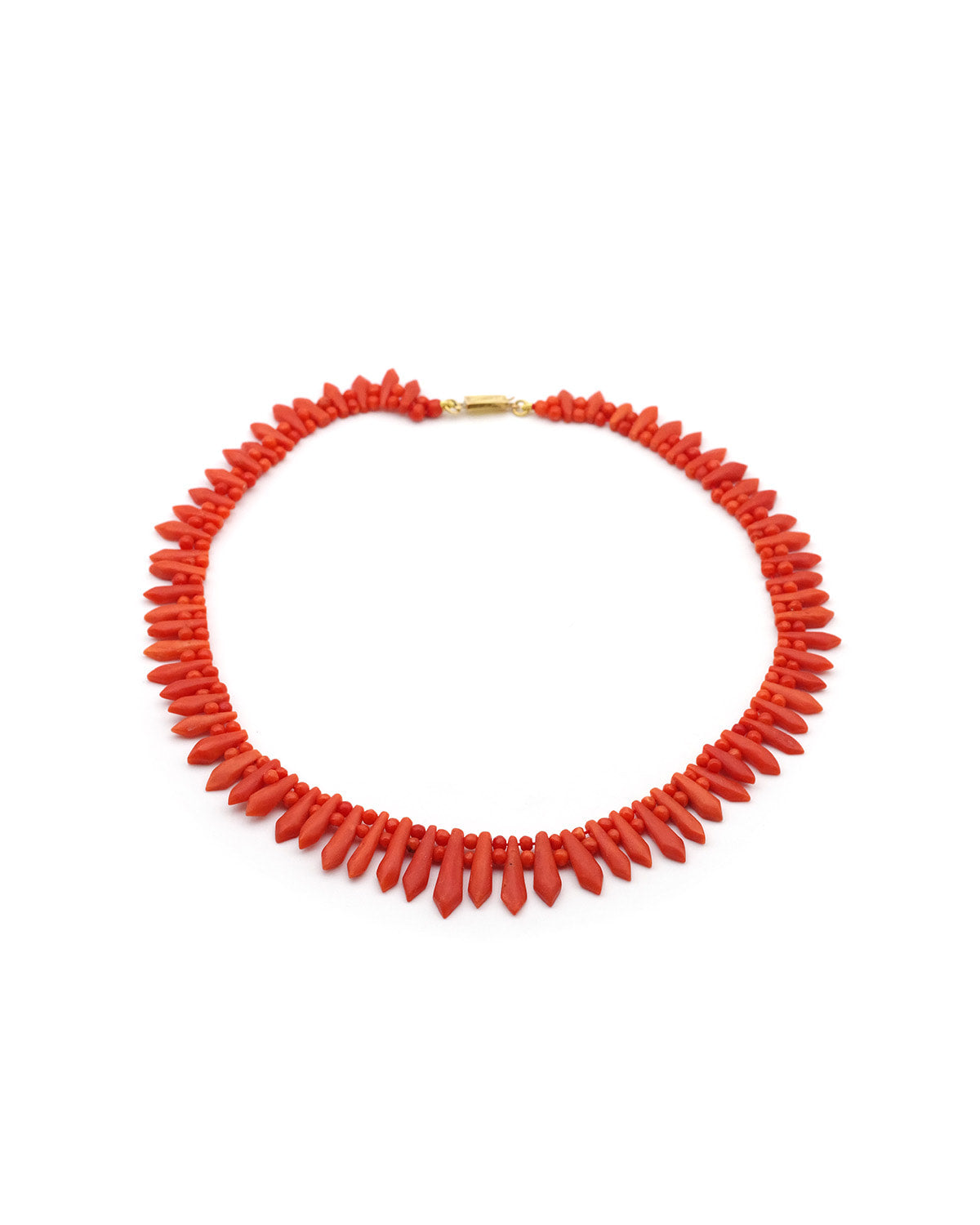 Art Deco coral necklace