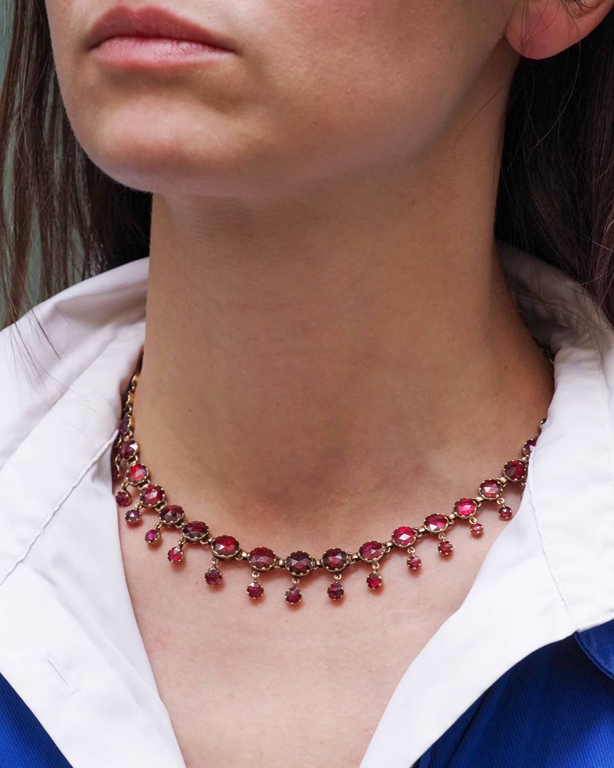 Collier grenats de perpignan